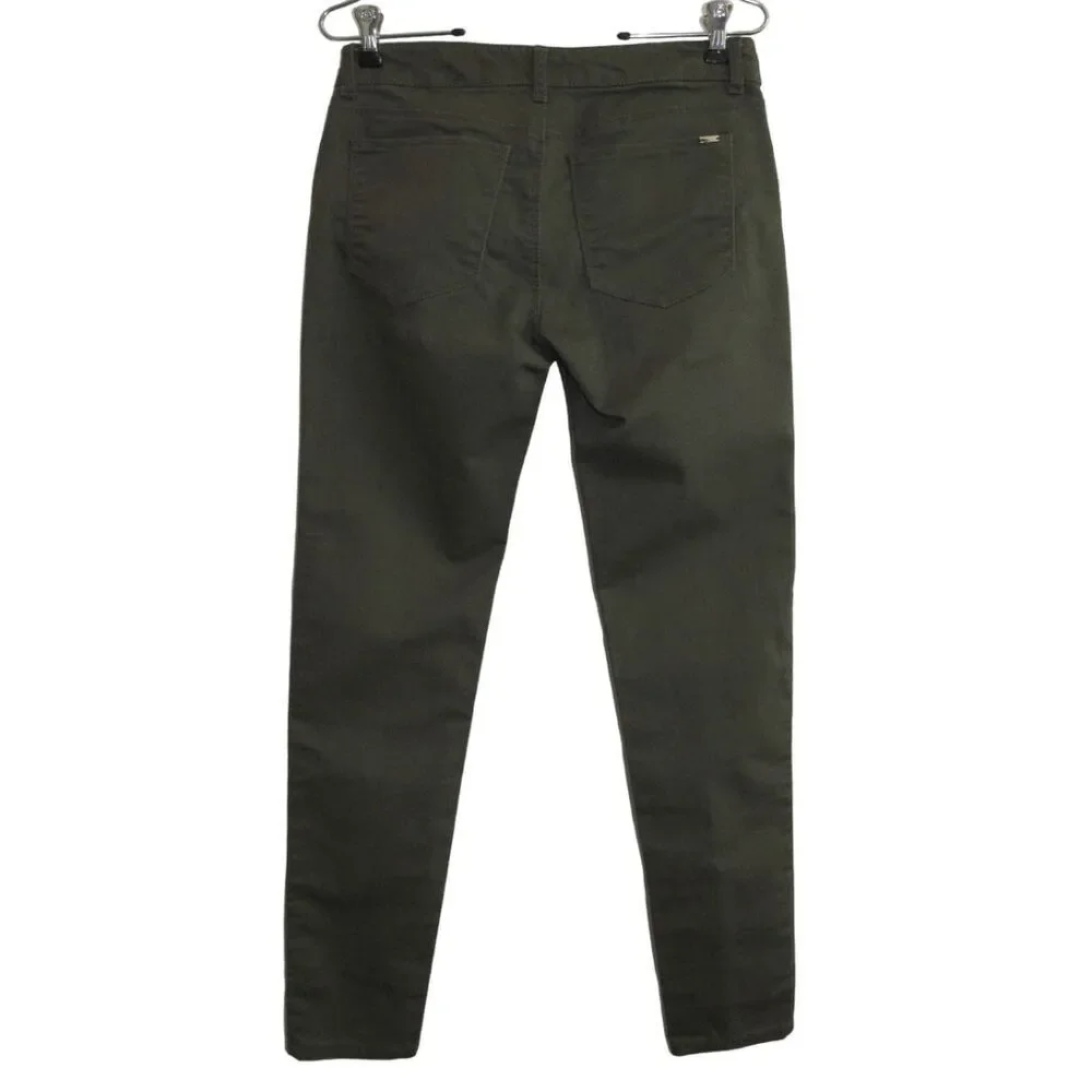 Apt. 9 Jeans Sz 2 Skinny Leg Modern Fit Olive Green‎